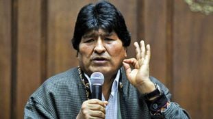 Evo Morales, ex-presidente boliviano, na Cidade do México.