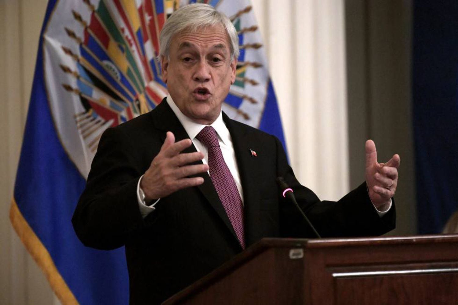 Presidente chileno Sebastián Piñera em foto de arquivo. 