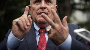 Giuliani, na Casa Branca em maio de 2018.