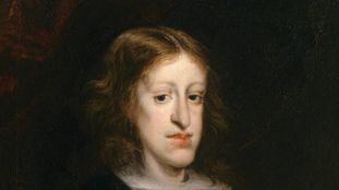 Retrato de Carlos II pintado por volta de 1680 por Juan Carreño de Miranda