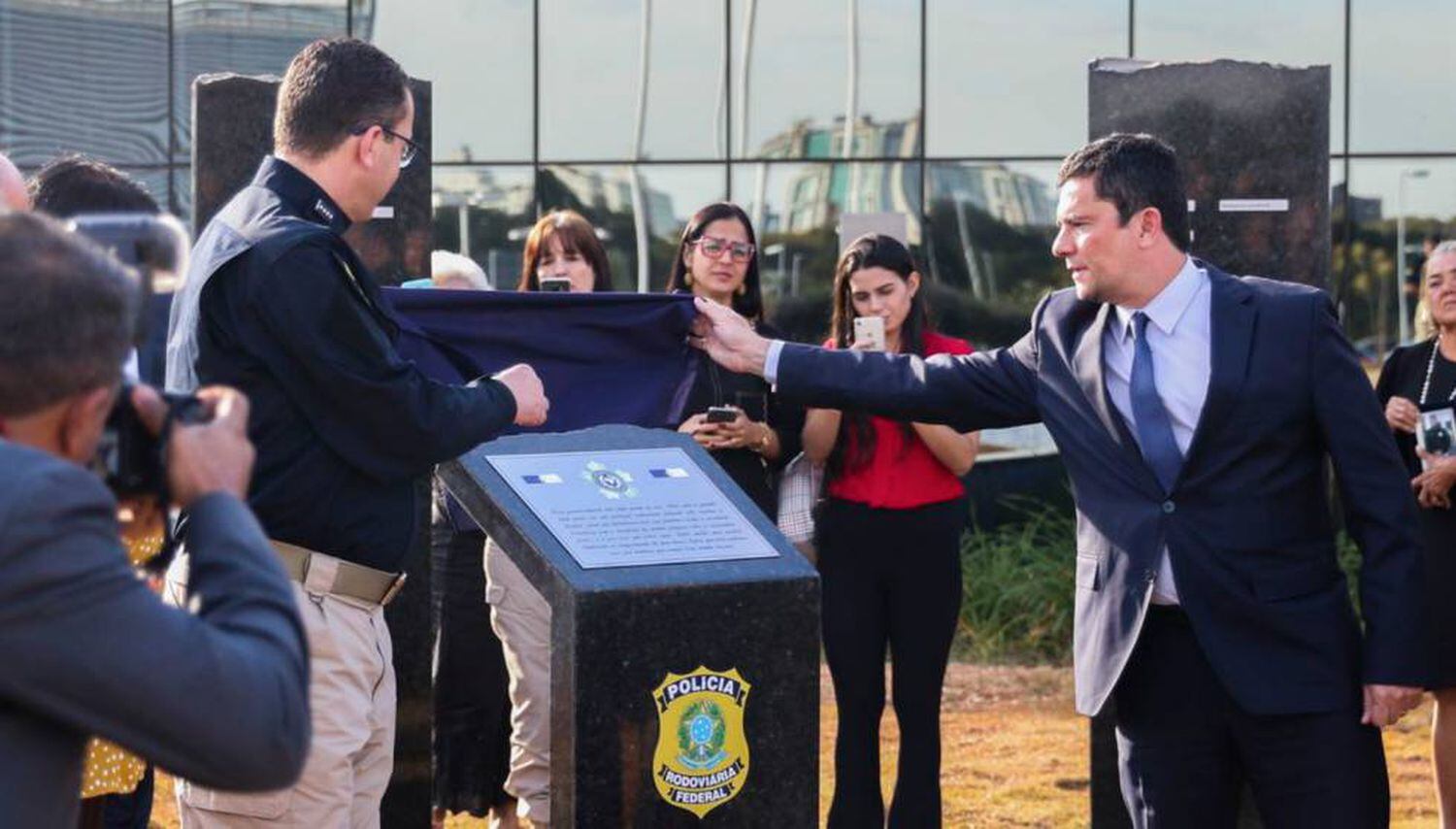 Moro em solenidade comemorativa da Polcia Rodoviria Federal.