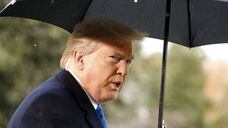 Presidente Donald Trump nesta segunda-feira.