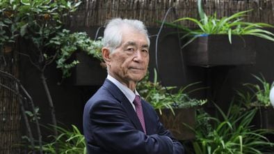 O cientista japonês Tasuku Honjo, pai da imunoterapia, em Madri.