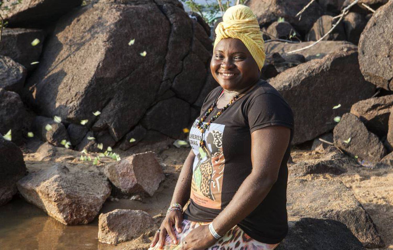 Ísis Tatiane, liderança quilombola na Amazônia. 